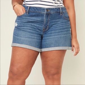 OLD NAVY Boyfriend Denim Shorts Plus 22